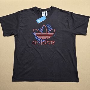 Adidas Graphic Tee Crewneck Short Sleeve Tops T-shirt Cotton Men Size 2XL
